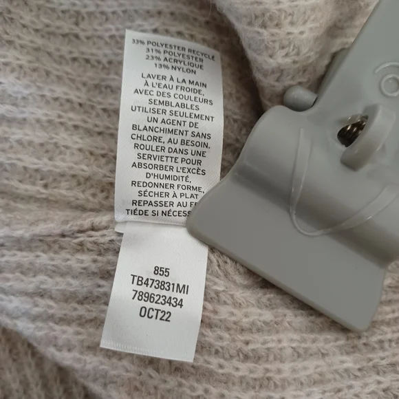 Treasure And Bond Polo Sweater Dress Size XXS Women Preppy Long Sleeve Stretch - Picture 13 of 13